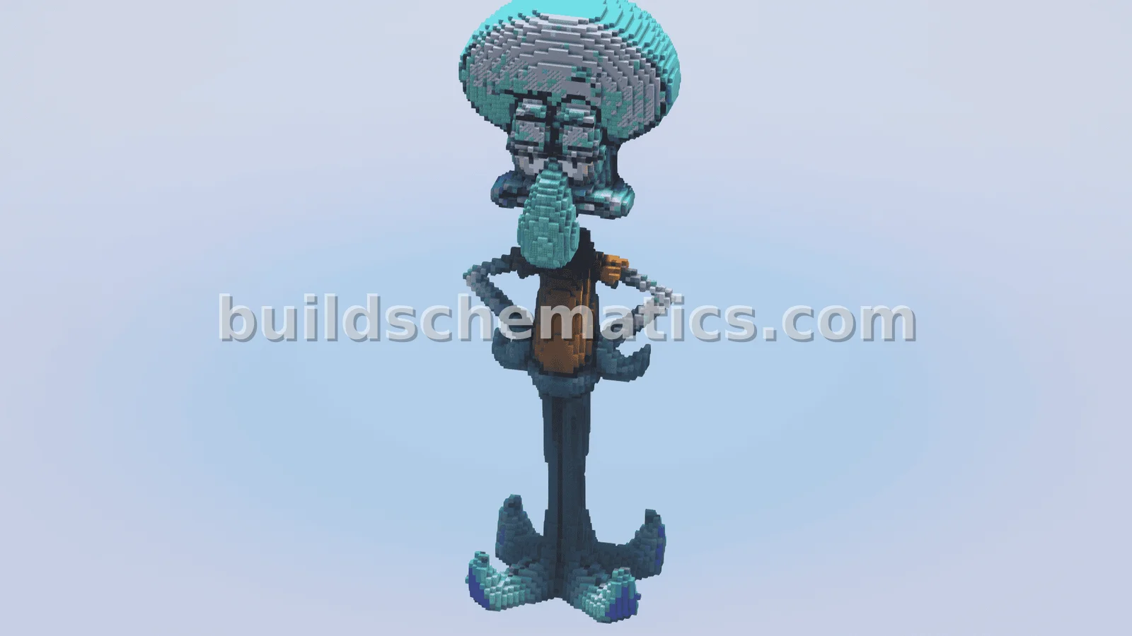 Squidward Sculpture