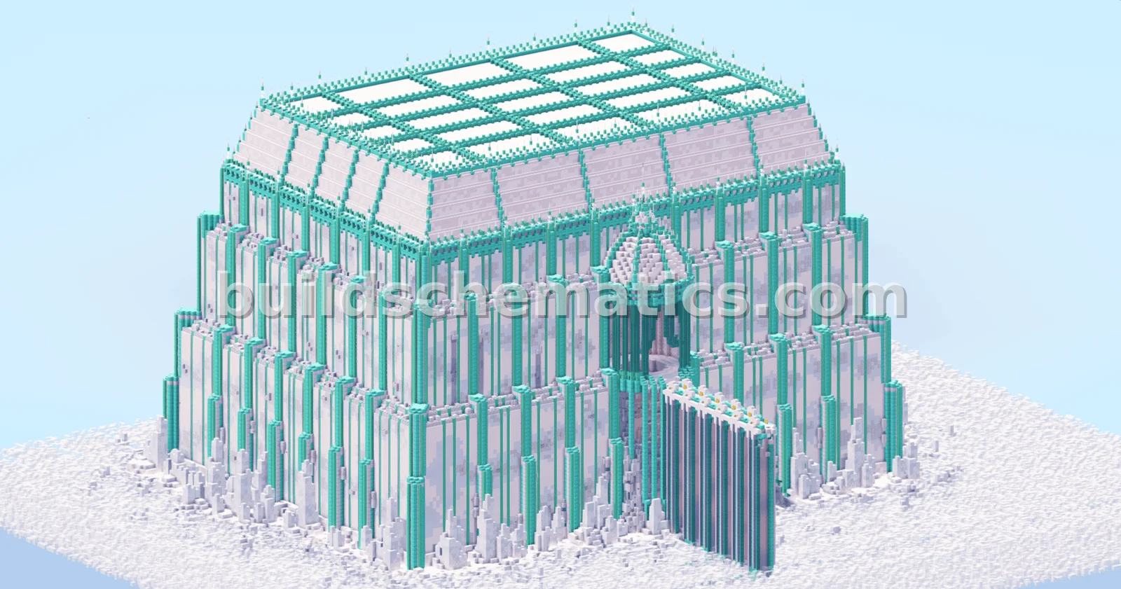 Giant Medieval Aether Castle