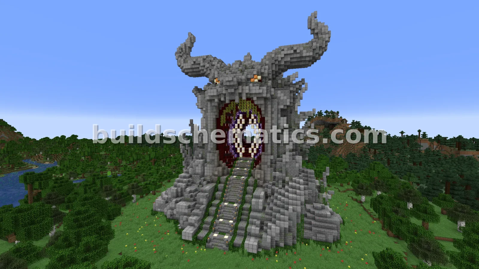 Titan Nether Portal Statue Minecraft