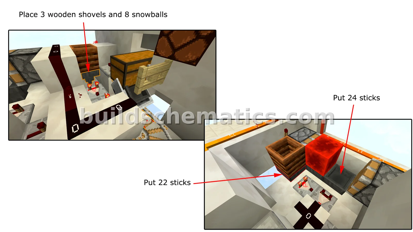 Minecraft Item Sorter System — view 3