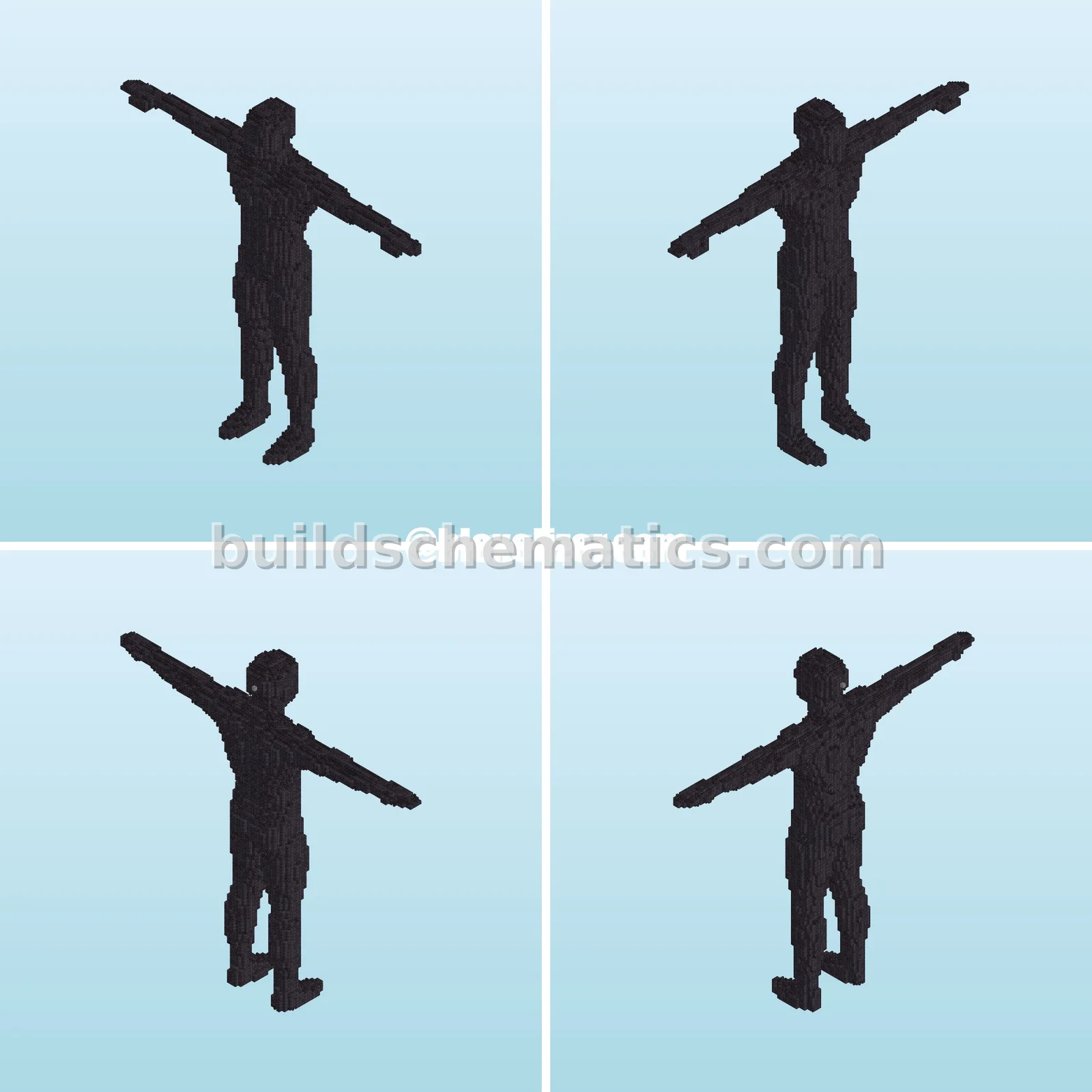 Man T-Pose Statue
