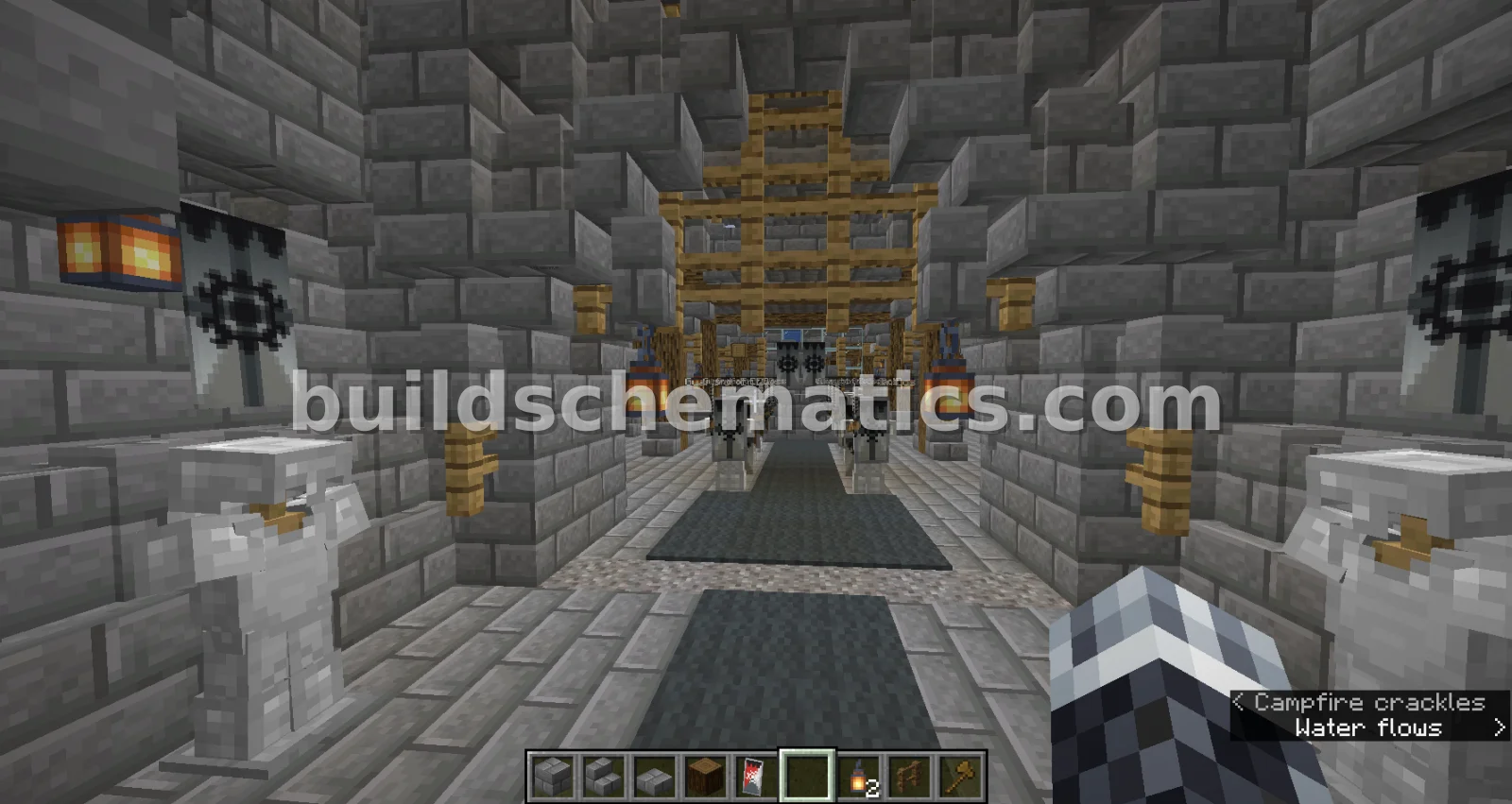 Castle Gate With Working Drawbridge — view 3