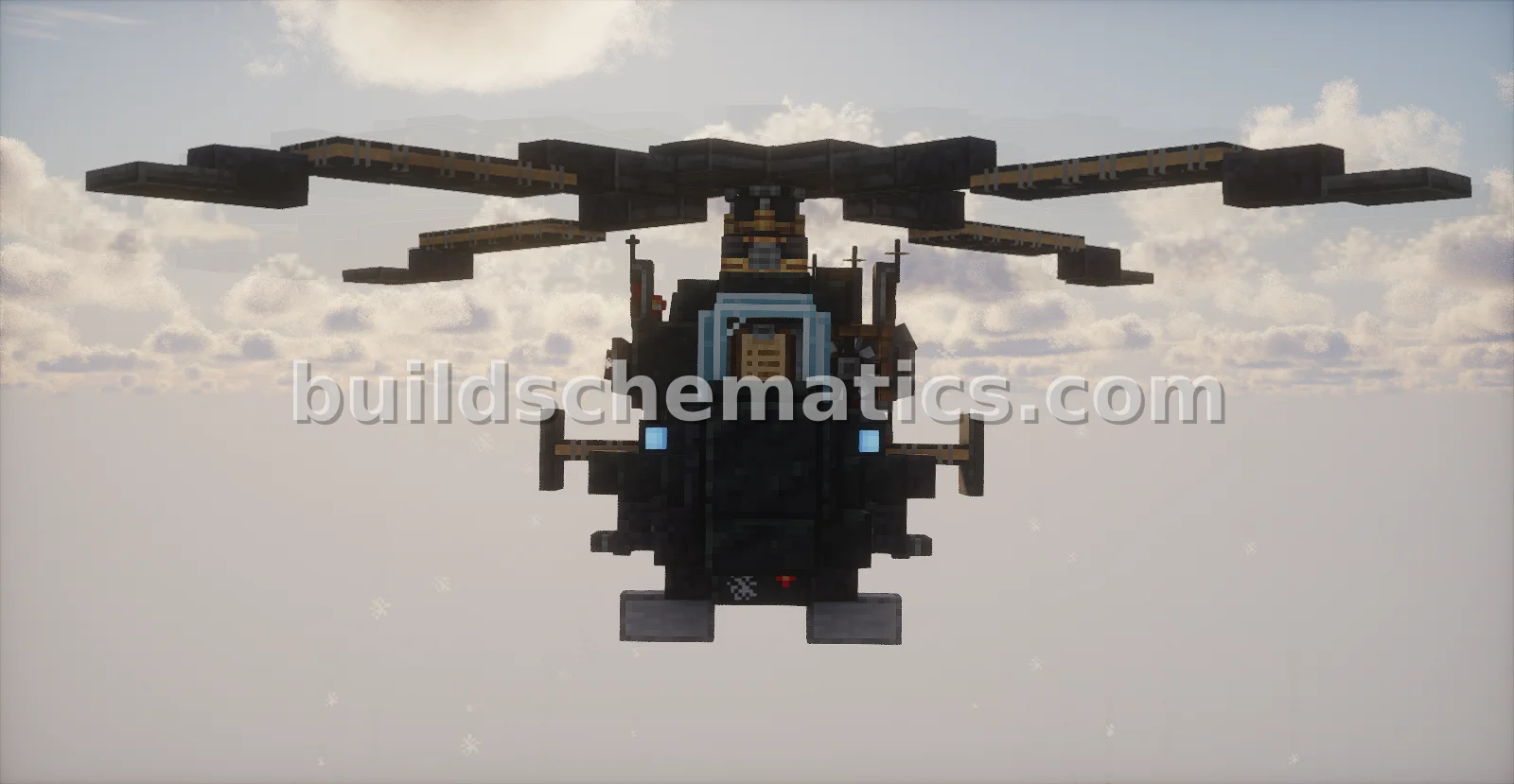 Simple Helicopter Vehicle Schematic — view 4