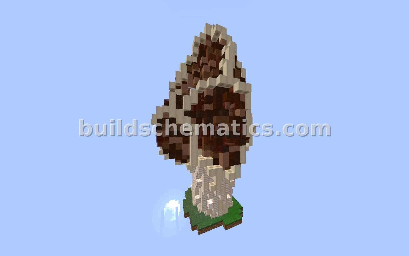 Mushroom House Build — view 2