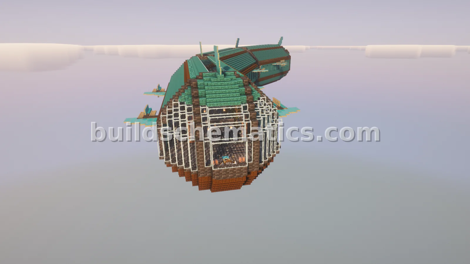 Aeronautics Flying Factory with Create Mod Farms — view 3