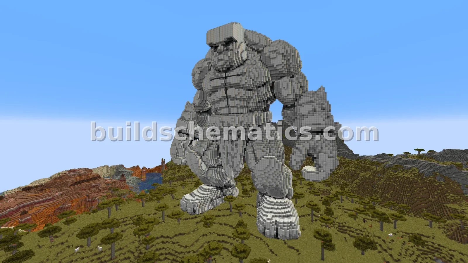 Stone Golem Statue Decoration — view 4