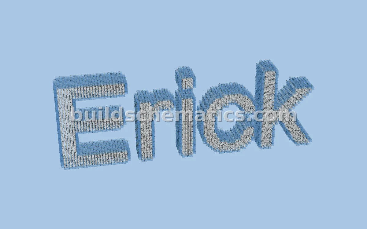 Erick Minecraft Structure