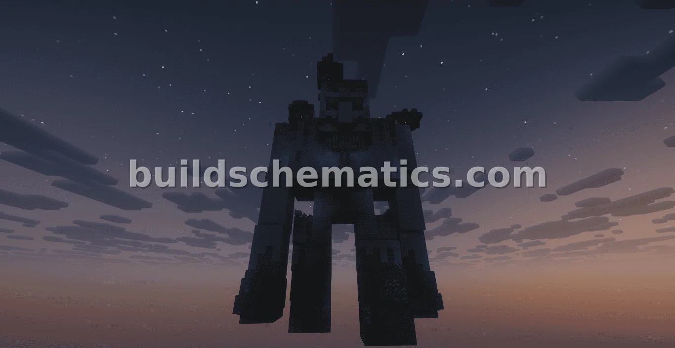 Ancient Mossy Stone Guardian Statue — view 3