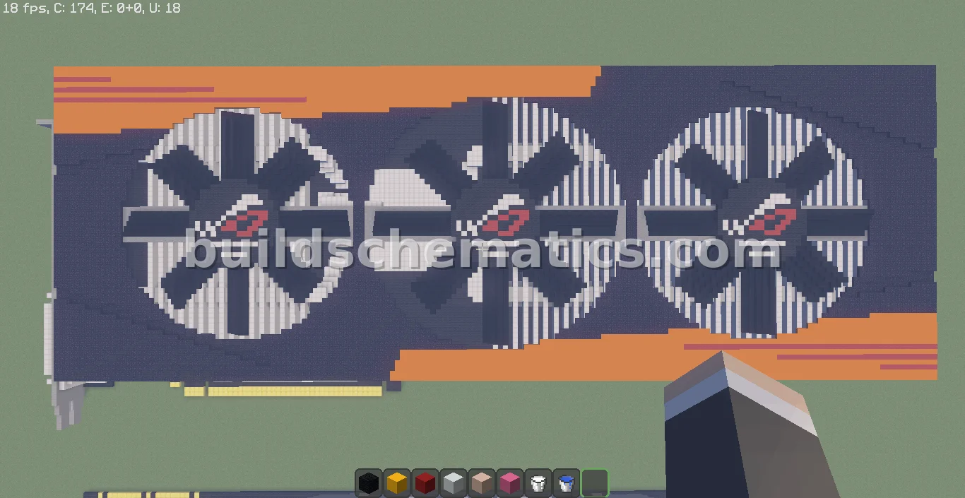 ASUS ROG NVIDIA GTX 680 Motherboard Pixel Art — view 3