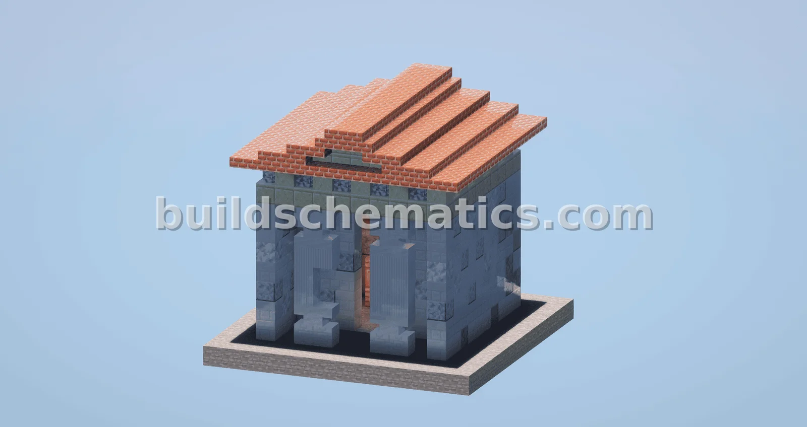 Ancient Roman Temples Structure — view 2