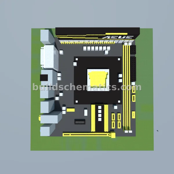 ASUS Z87I-PRO Mini-ITX Motherboard Replica — view 3
