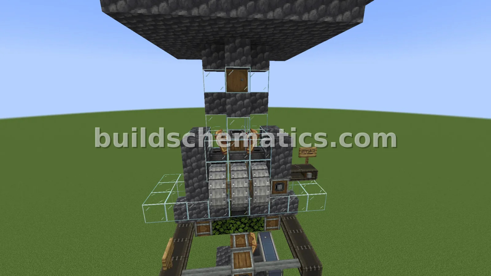 Industrial Iron Farm with Drill Mechanics — view 3