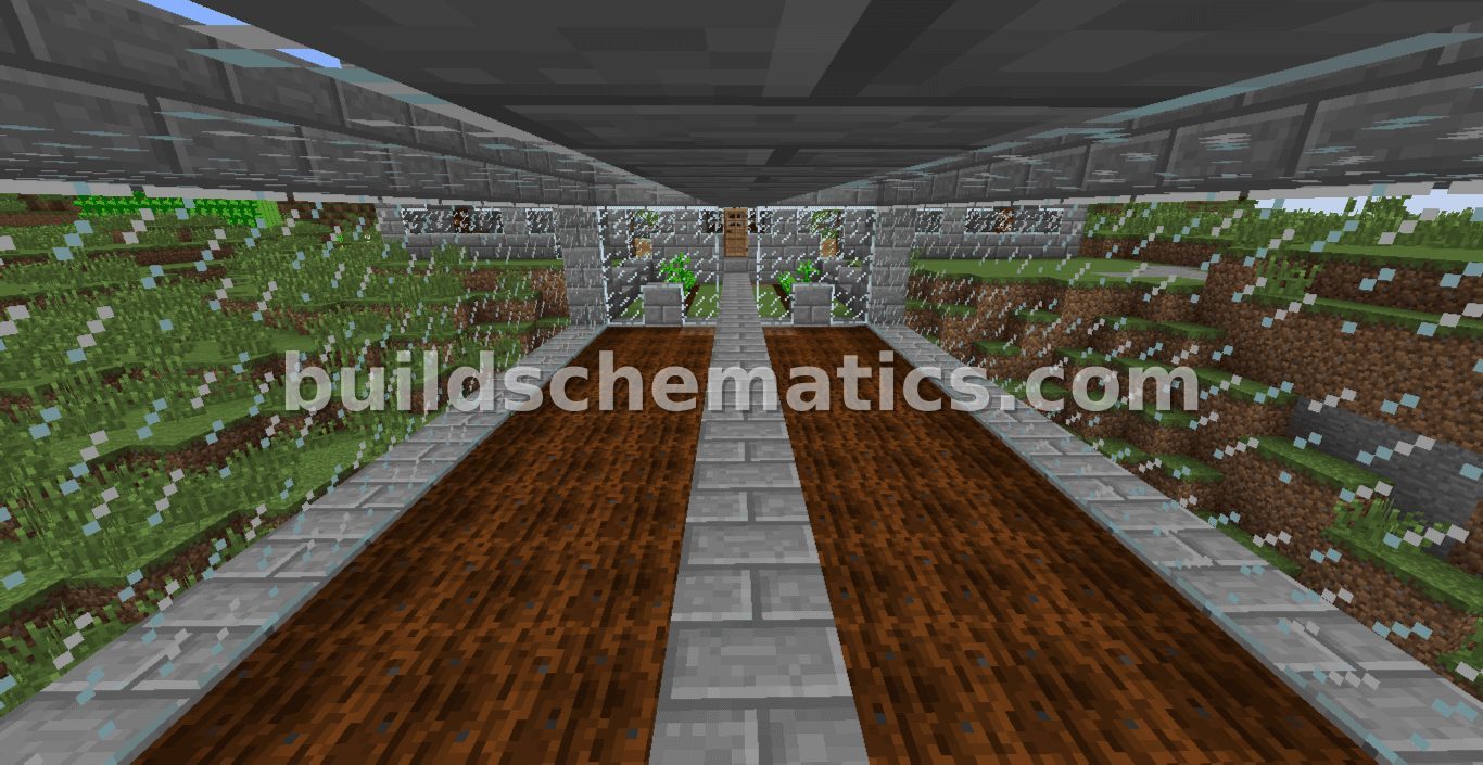 Minecraft Airport Terminal Build — view 2