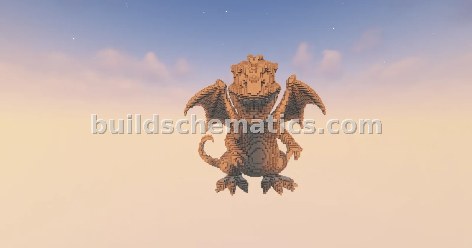 Smiling Dragon Statue Build — view 3