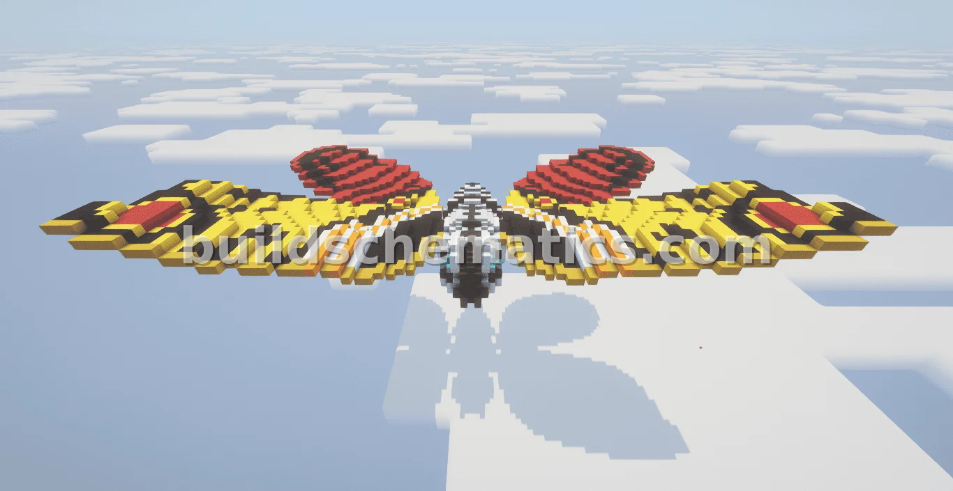 Giant Mothra Statue — view 4