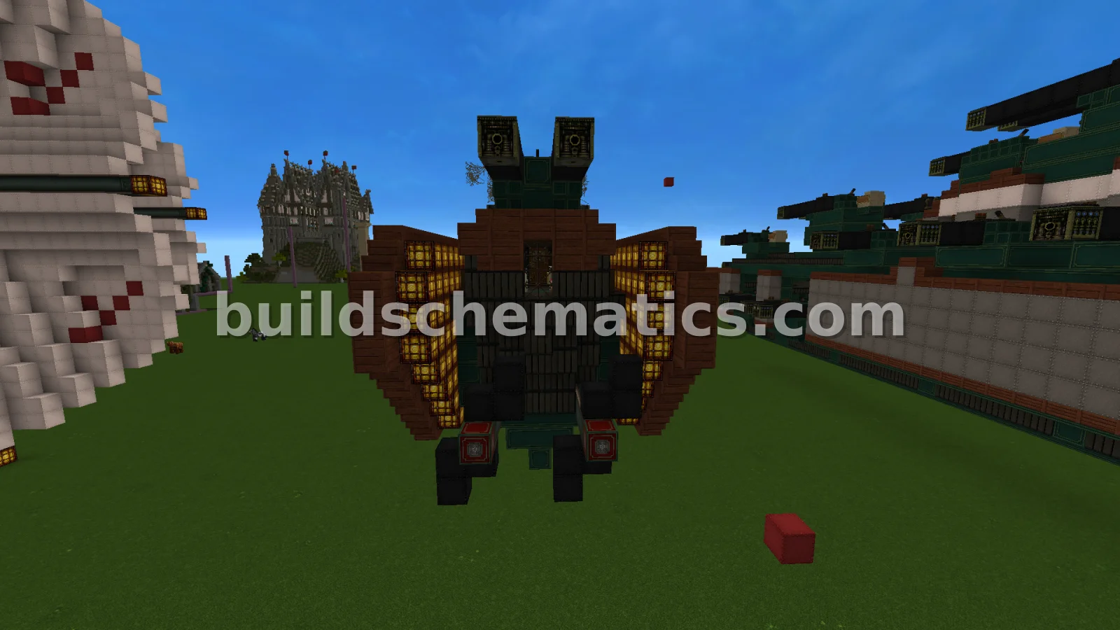 HMRAS Titus Steampunk Airship — view 3