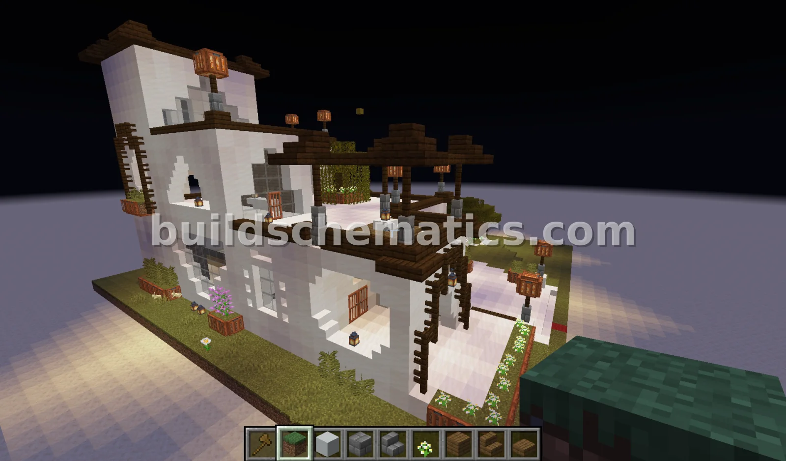 Modern Oriental House With Garden — view 2