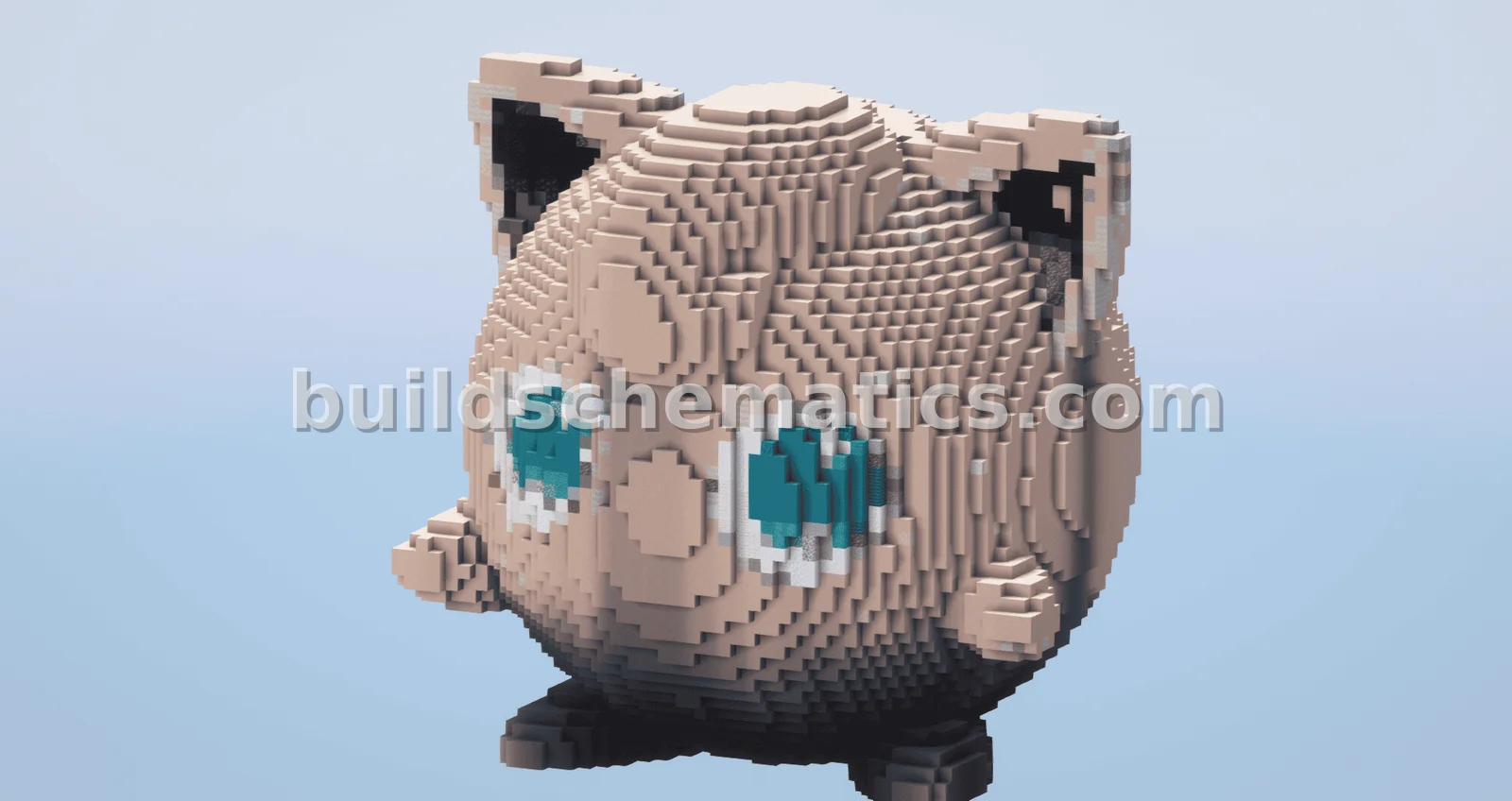 Jigglypuff Minecraft Statue