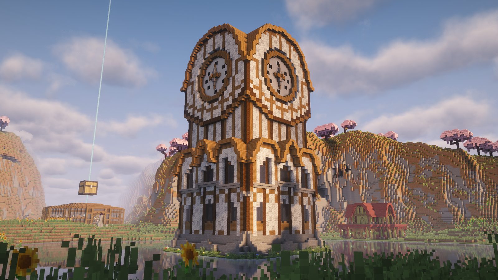 Clock Tower Mob Farm Structure