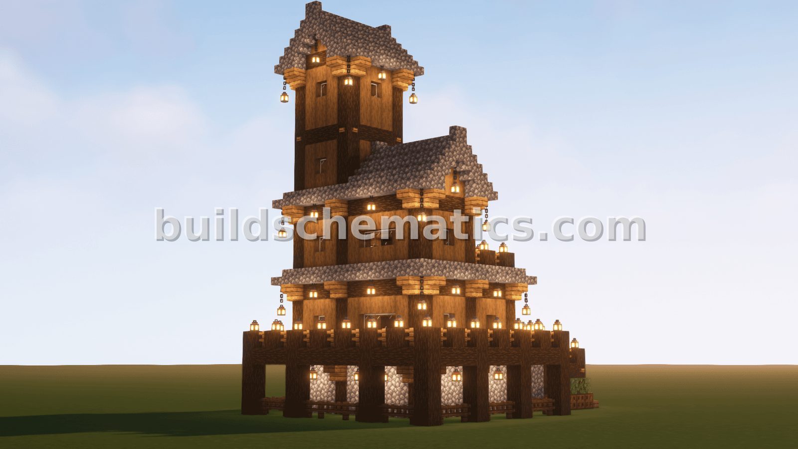 Rural Survival Home With Watchtower — view 2