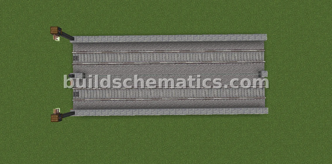Double Track Railway Line — view 2