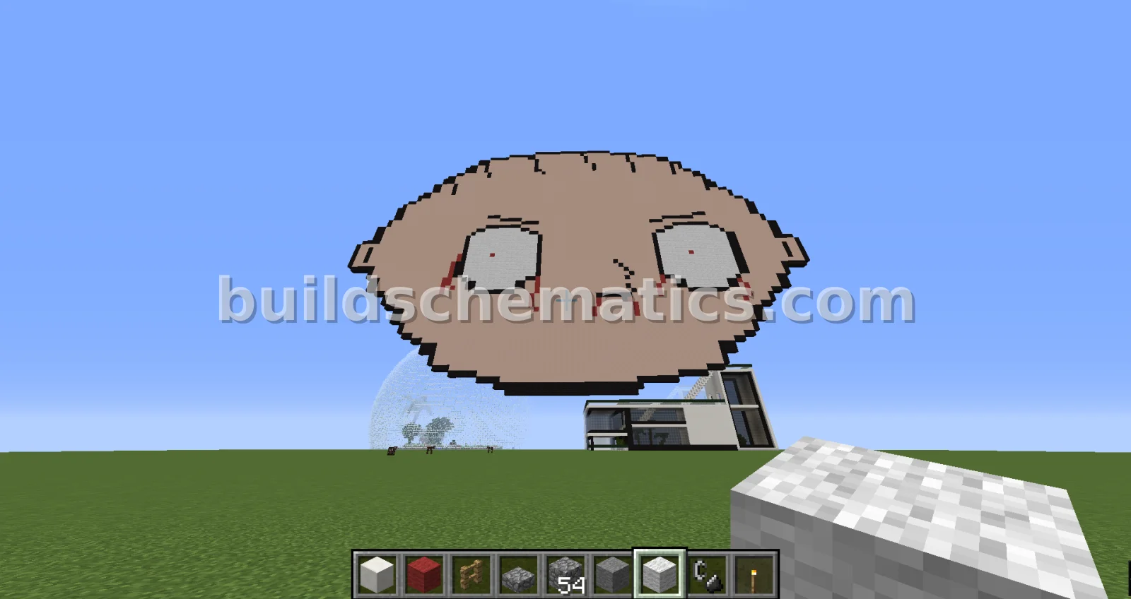 Bloody Stewie Pixel Art — view 2