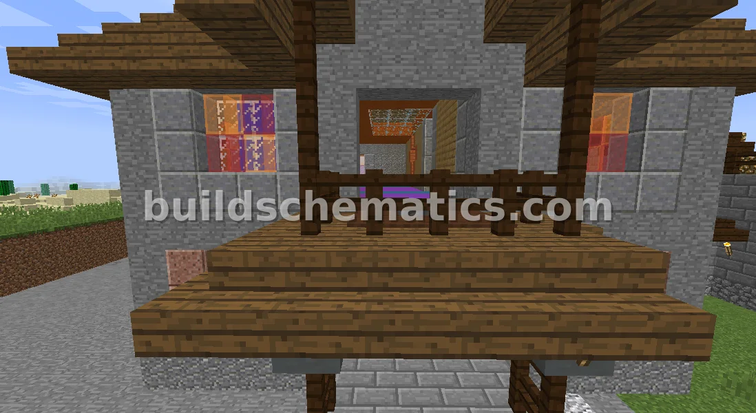Stone and Wood House — view 2