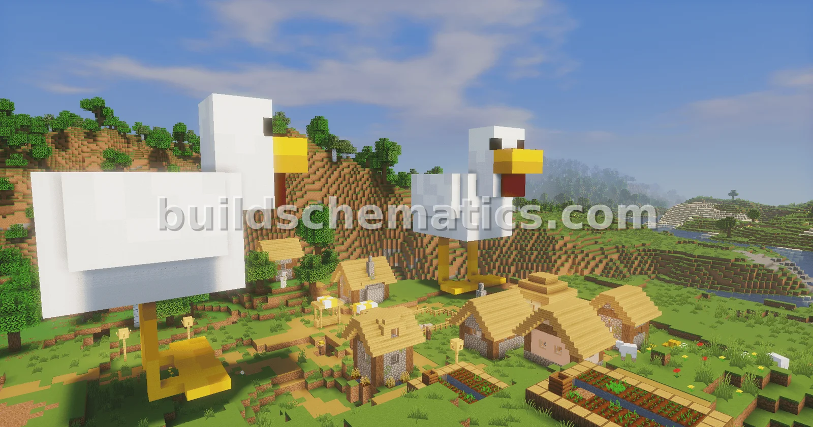 Giant Chicken Sculpture