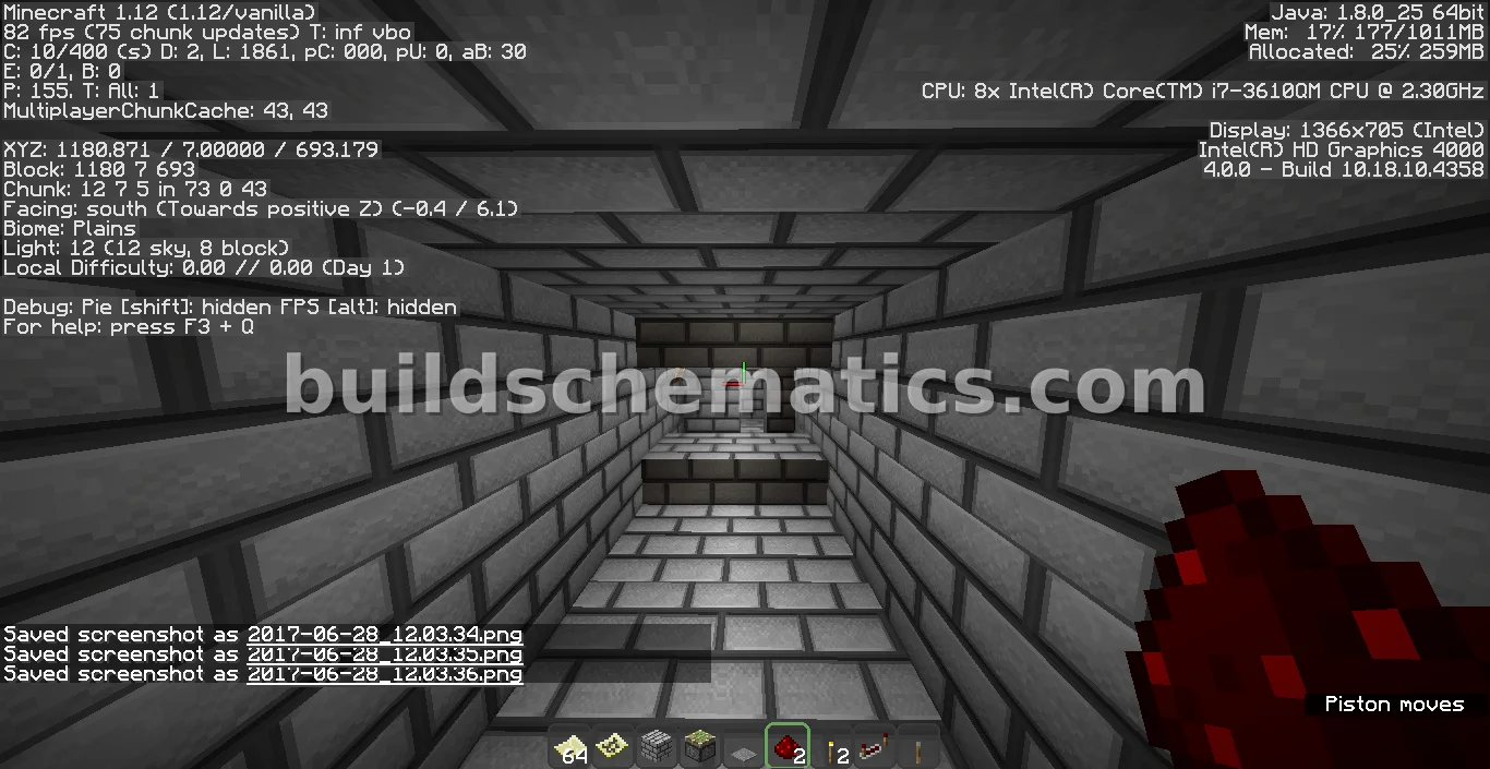 The Crusher Redstone Contraption — view 2