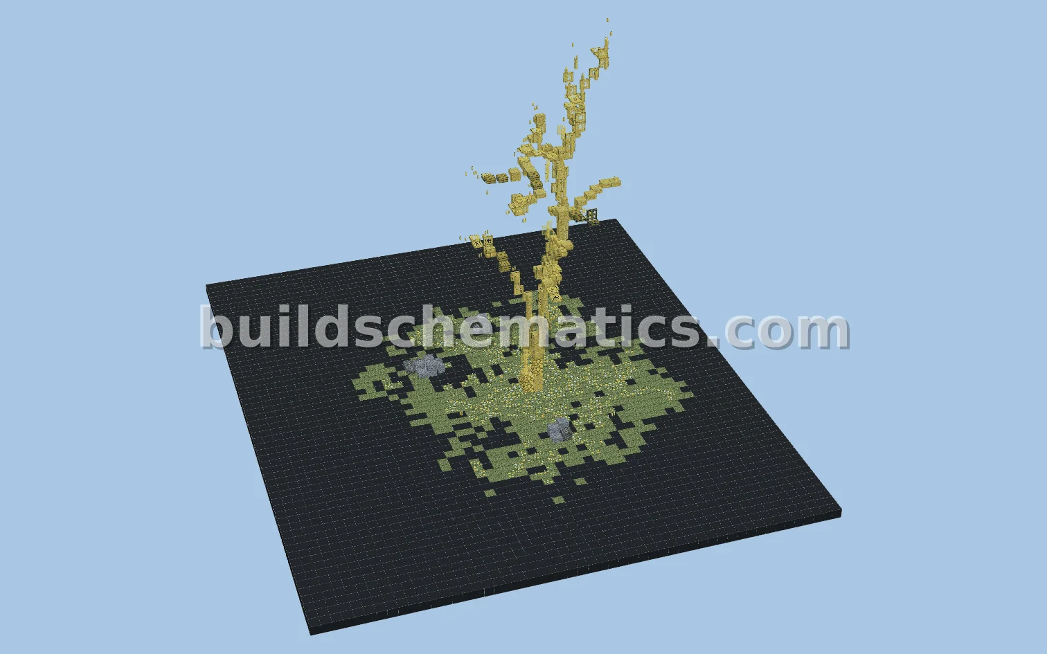 Golden Twig Tree Decoration