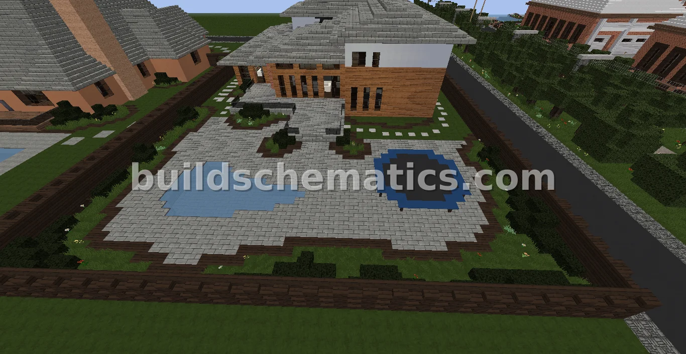 Modern Family House With Pool — view 2