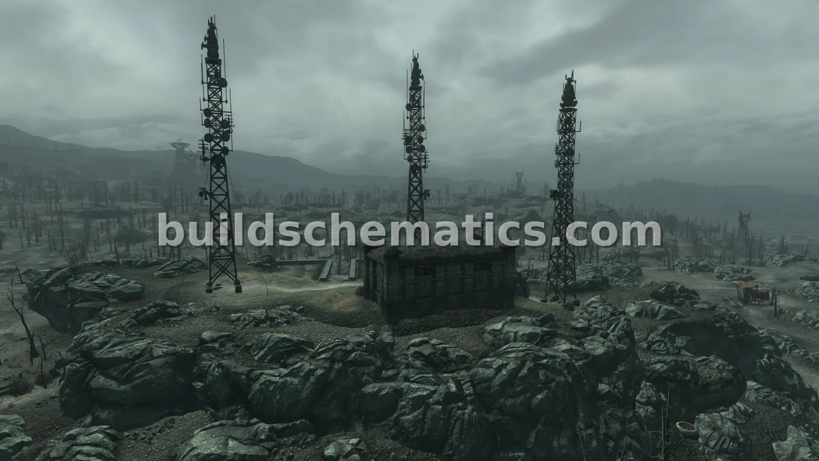 Fallout 3 Broadcast Tower Structure — view 3