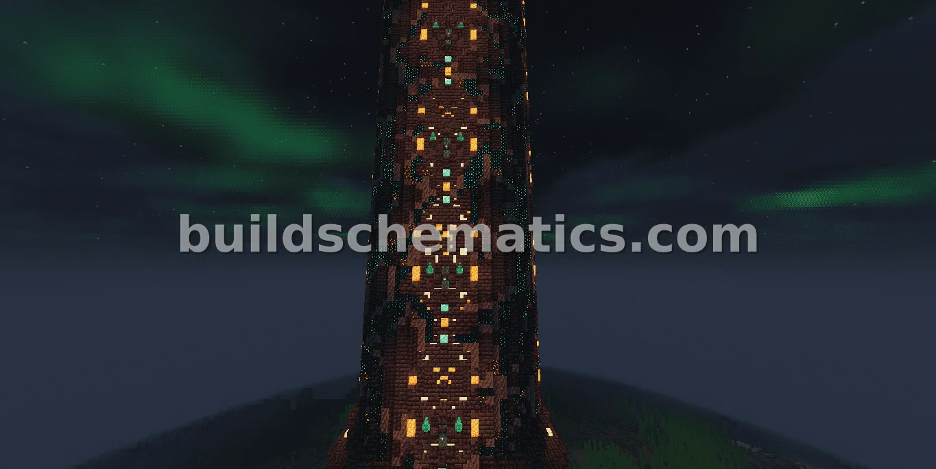 Giant Dark Pillar Structure — view 3