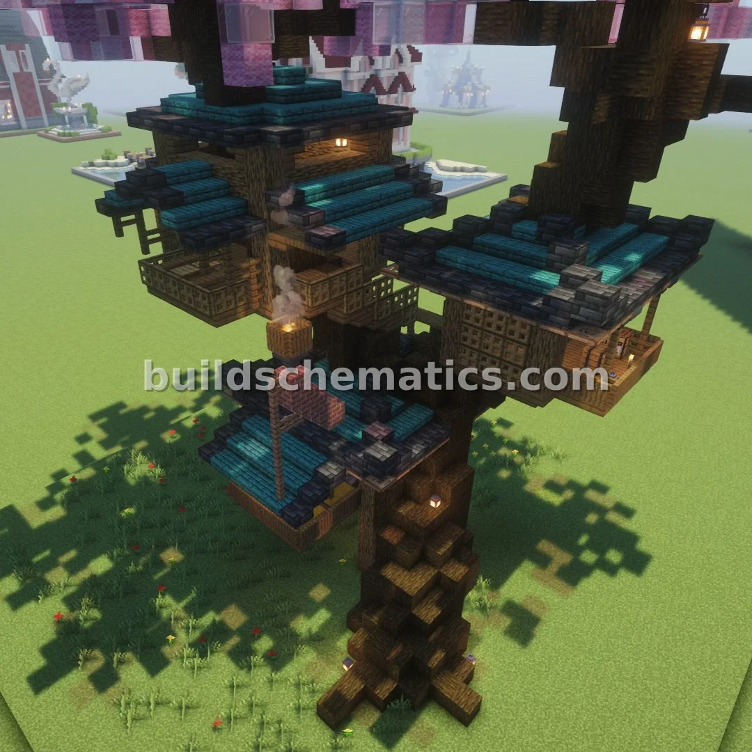 Japanese Cherry Blossom Treehouse — view 4