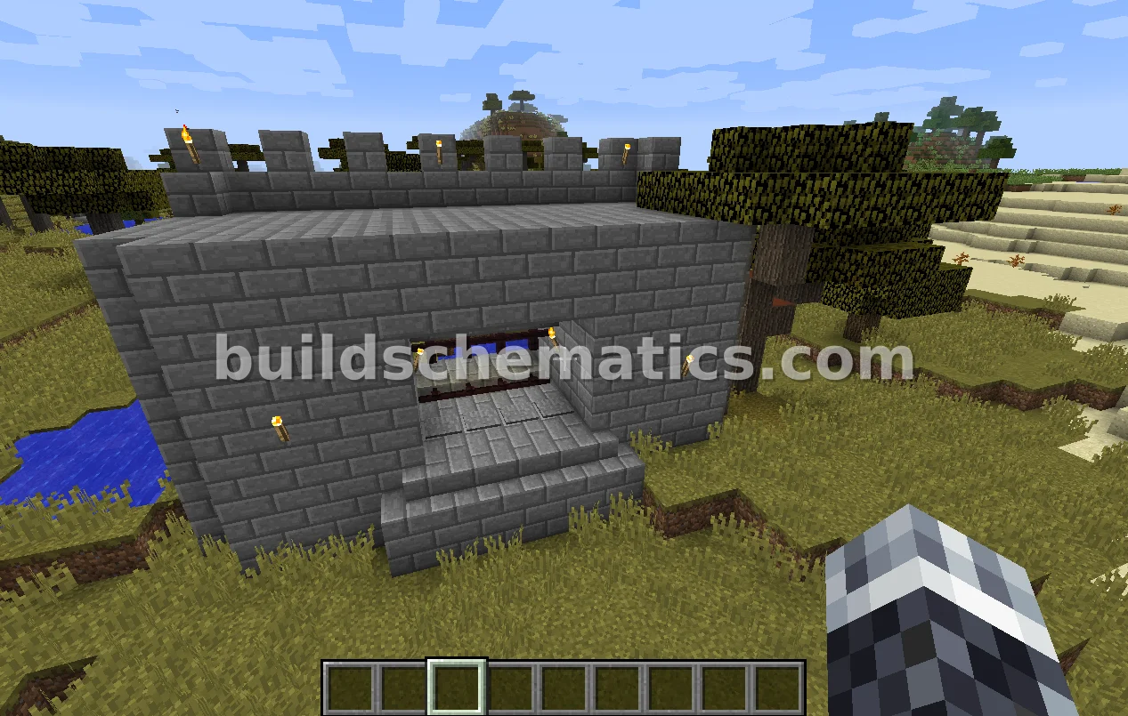Castle Gate with Automatic Doors — view 2