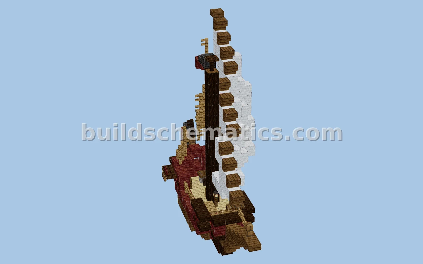 Small Medieval Merchant Ship Vessel