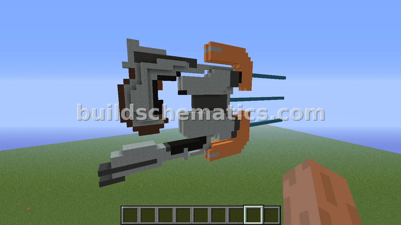 Dead Space Plasma Cutter Pixel Art