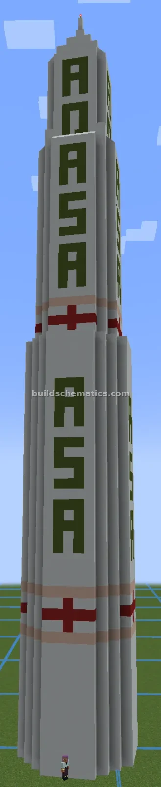Aqua Space Administration Rocket