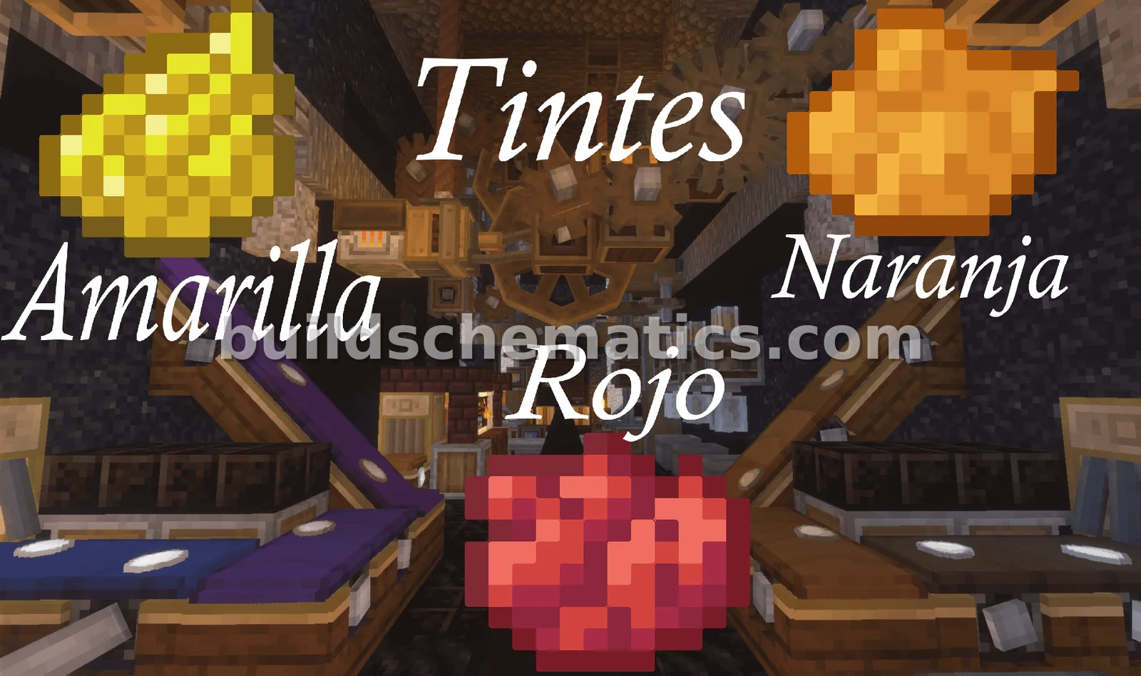 Unlimited Red, Yellow, and Orange Dye Farm