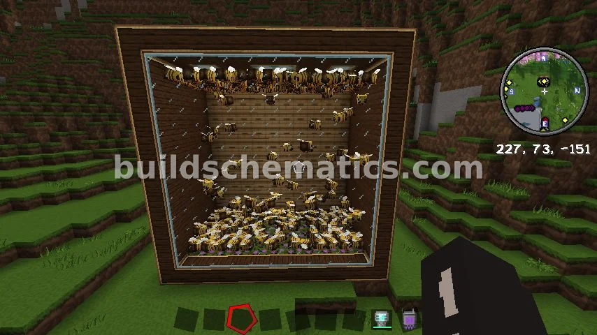 Large Beehive With Honey Storage