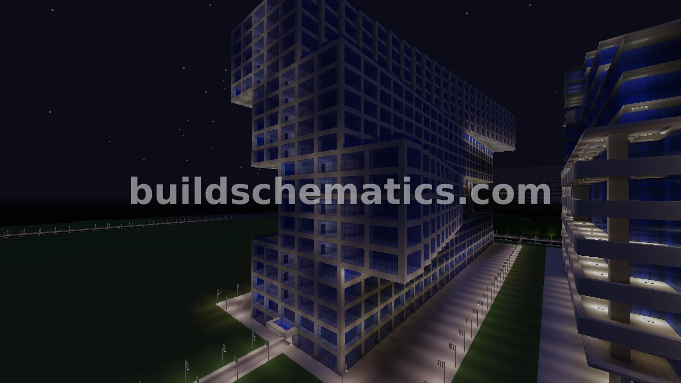 Tilted Office Building — view 2