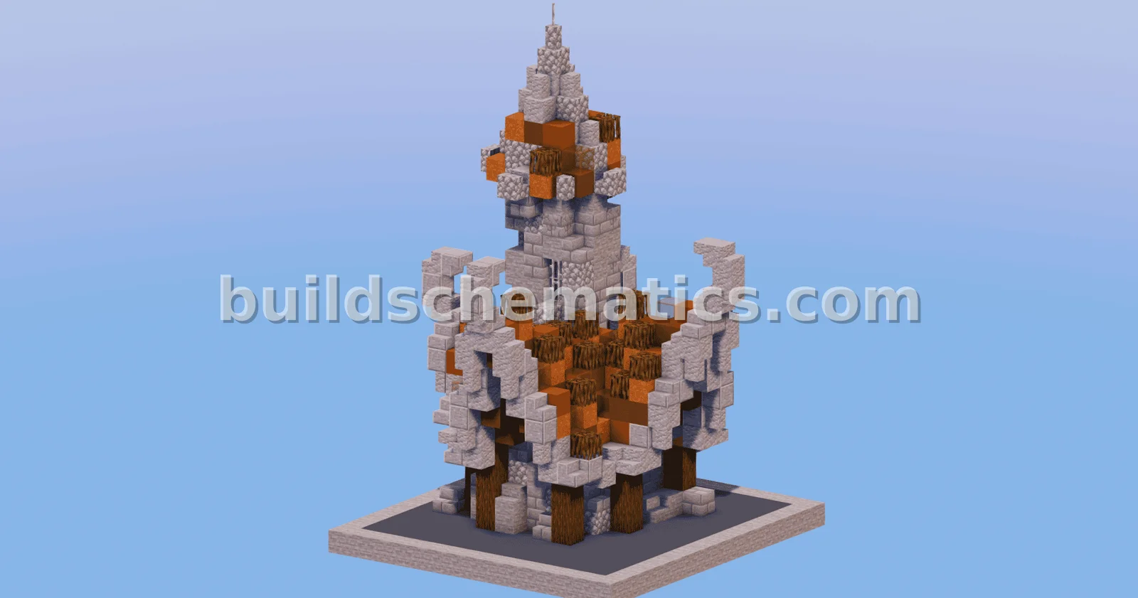 Brown Medieval Fantasy House 2 Build