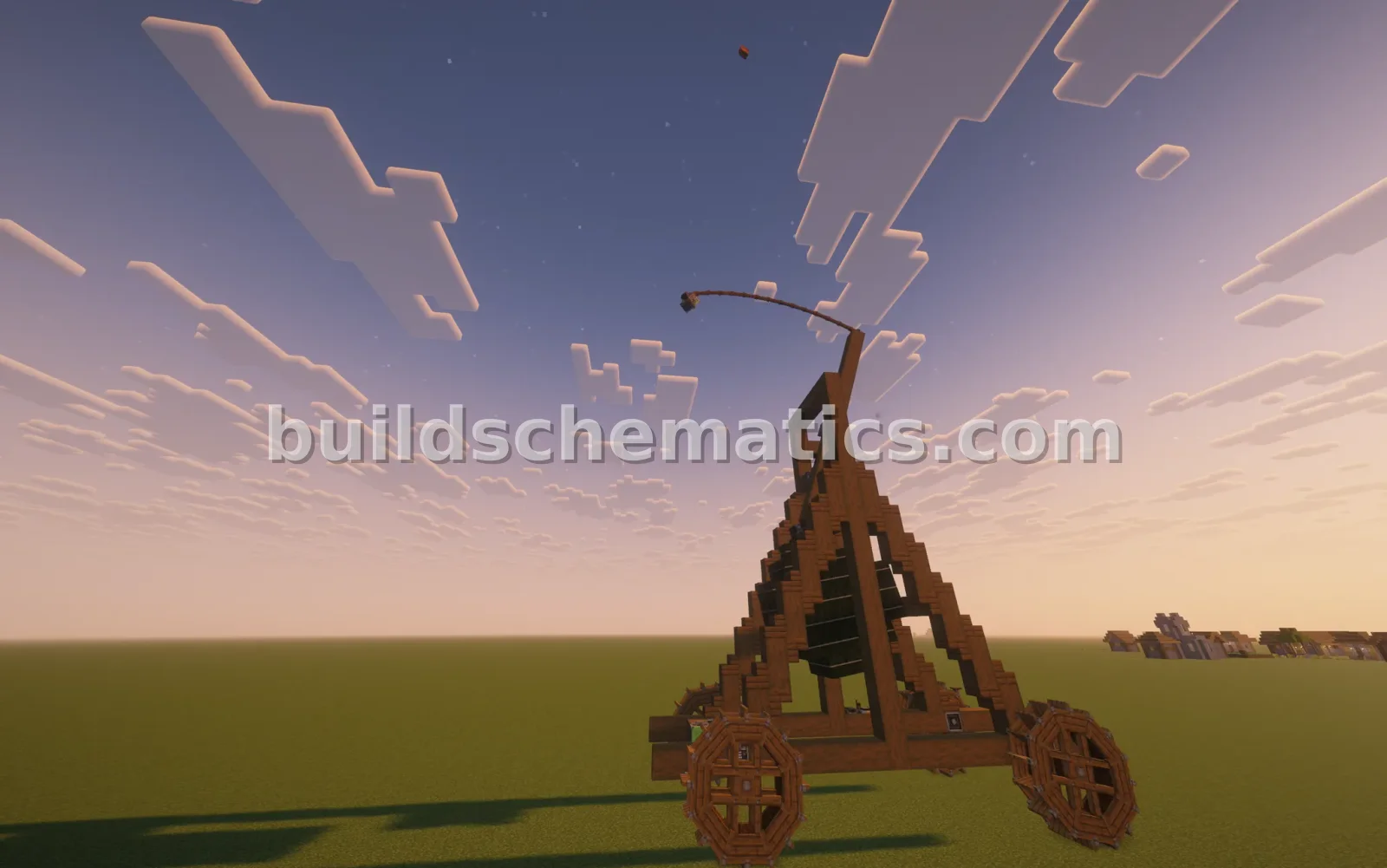 Medieval Siege Trebuchet Launcher — view 2