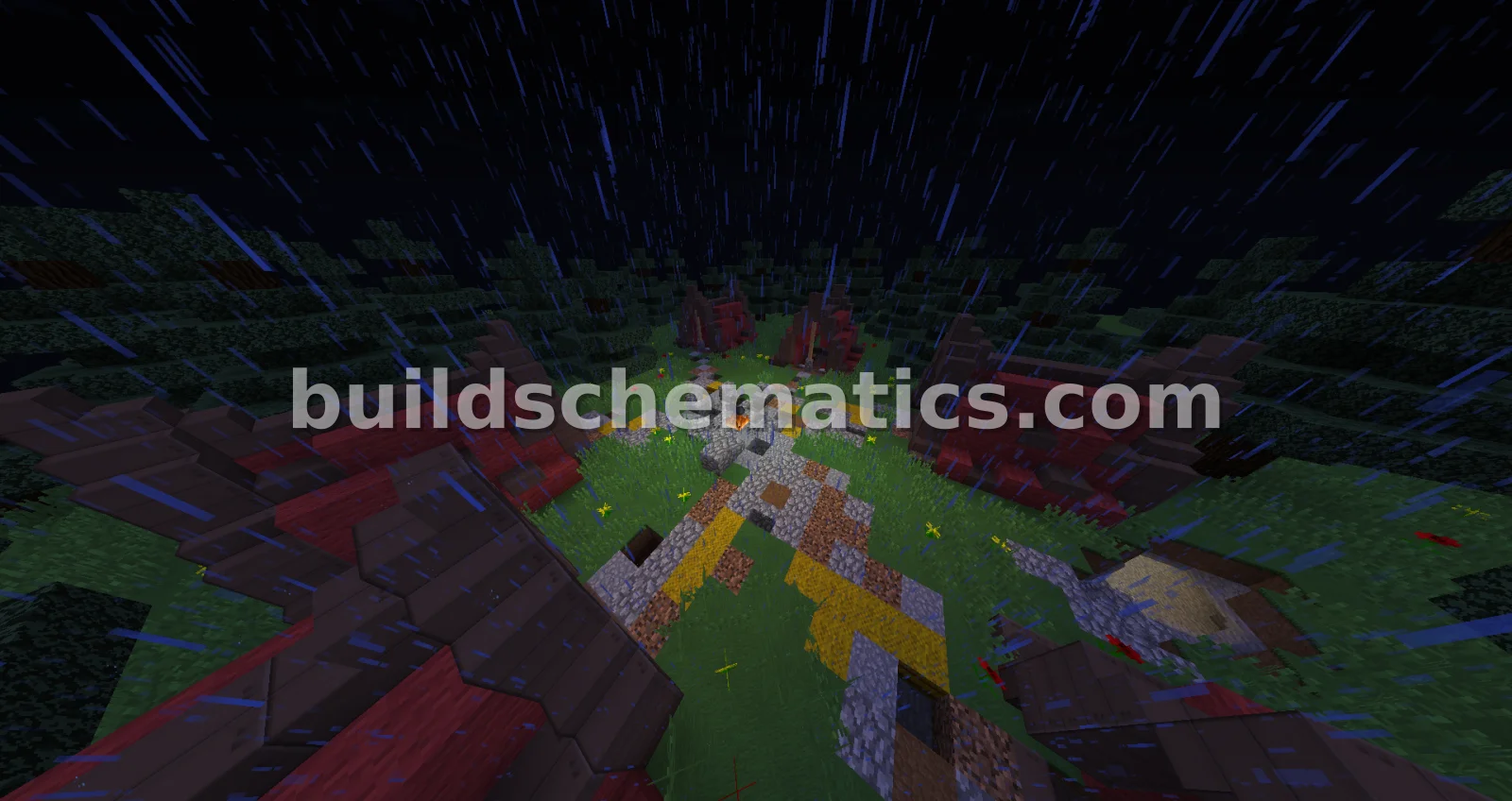 Campfire and Mine Entrance — view 4