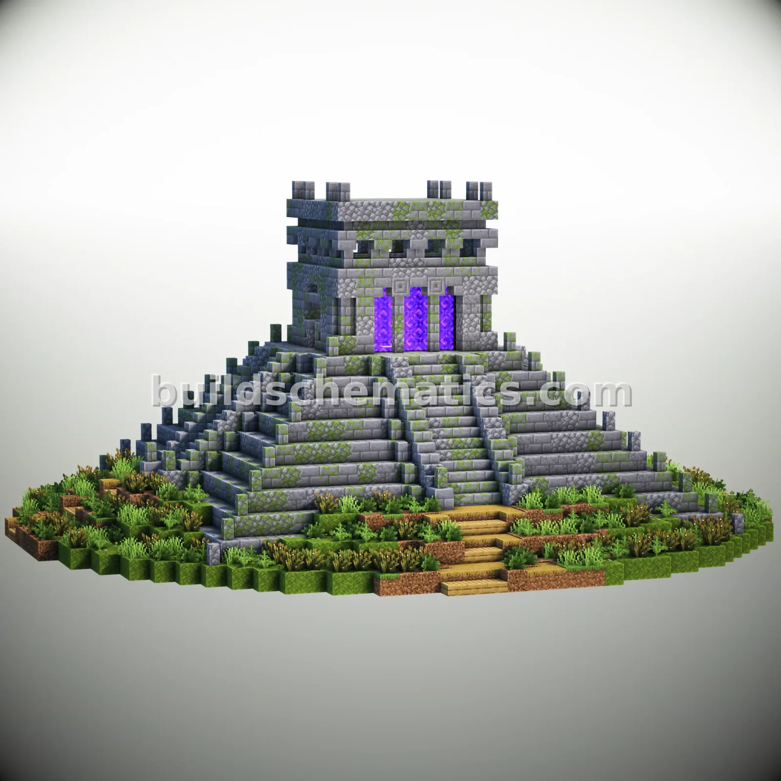 Tiny Mesoamerican Nether Portal Temple