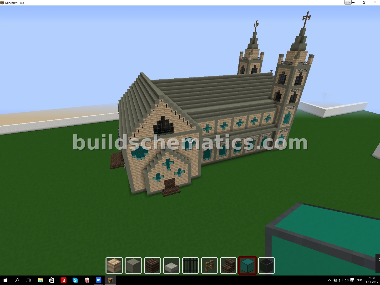 Medieval Cathedral Exterior Structure — view 2