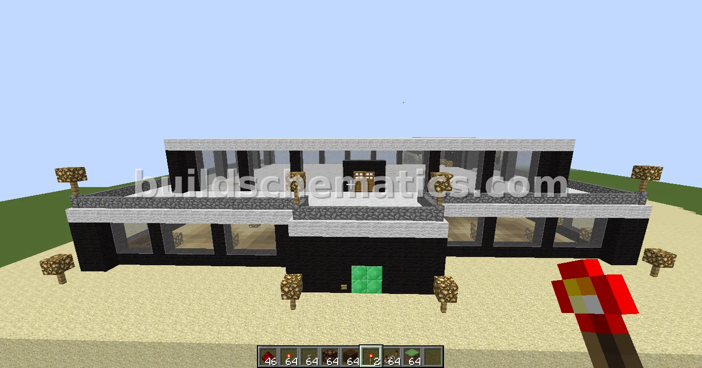 Modern Redstone House with Secret Basement