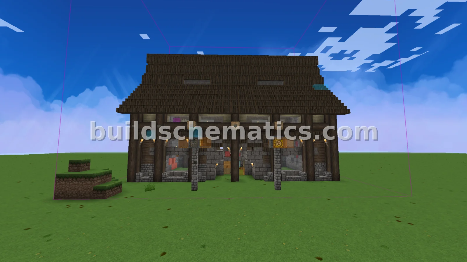 Simple Town Hall Design — view 3