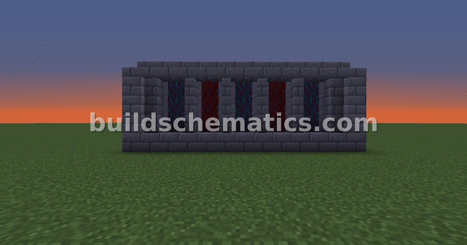 Minecraft Wall 3W Build