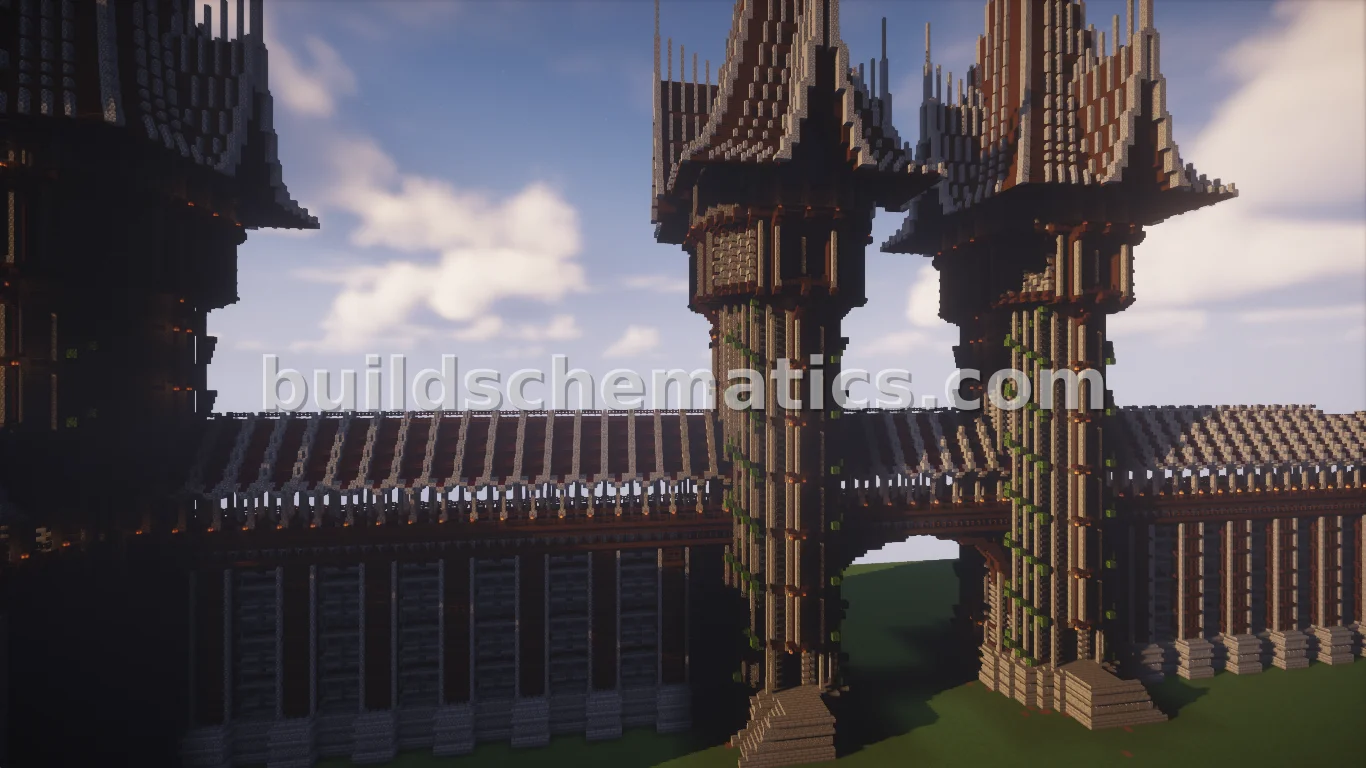Medieval Castle Walls and Towers — view 4
